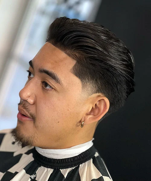 Brush-Back-with-Taper-Fade-and-Line-Up