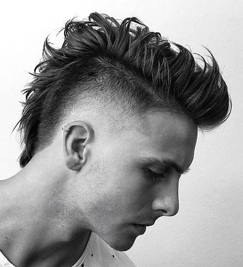 Modern Mohawk with Burst Fade