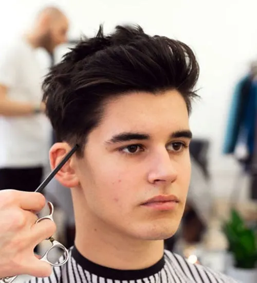 Quiff with Low Taper