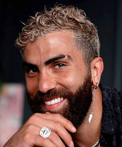 Short-Blonde-Waves-with-Taper-Faded-Sides