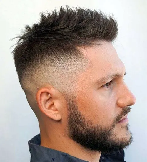 Short Spiky Hair Fade