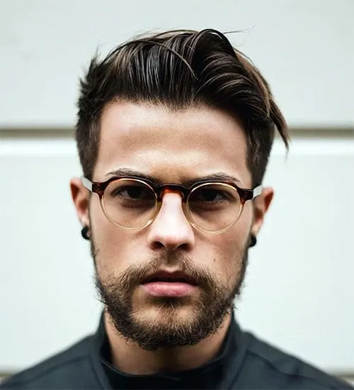 Slick Back with Tapered Sides