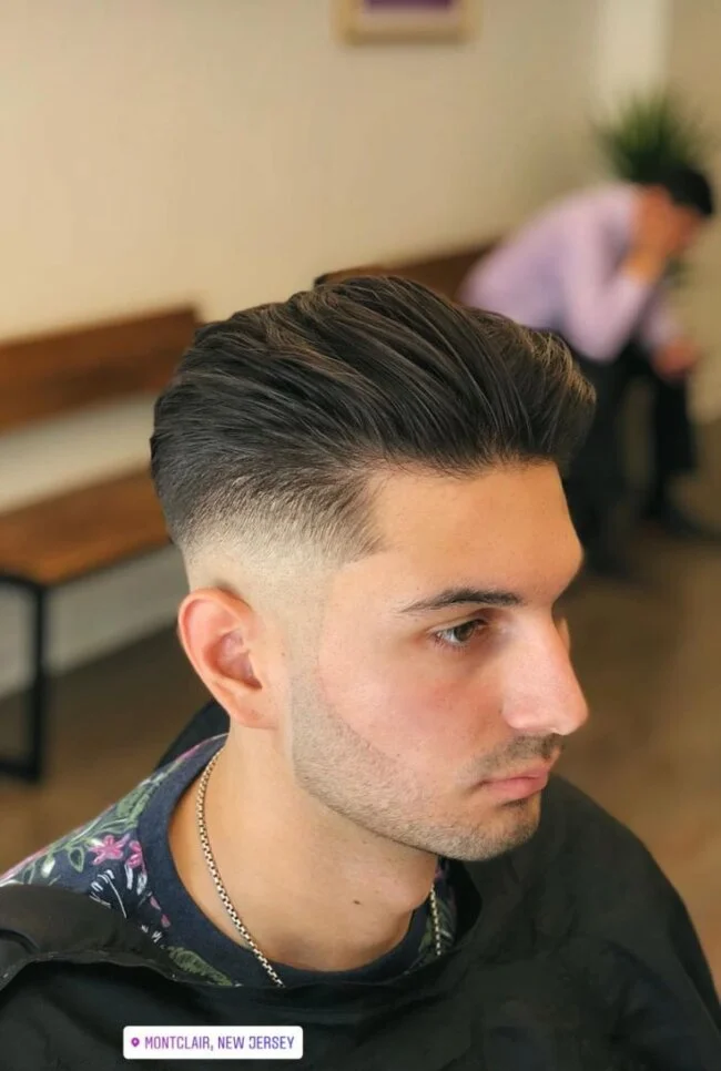 Undercut with Comb Over