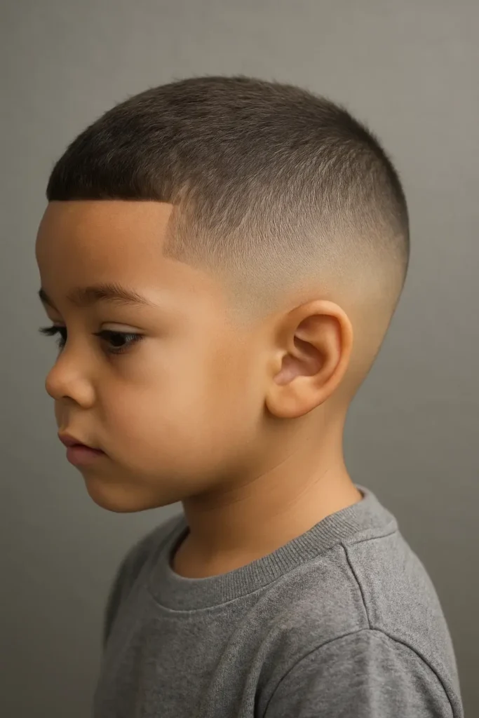 kids bald fade