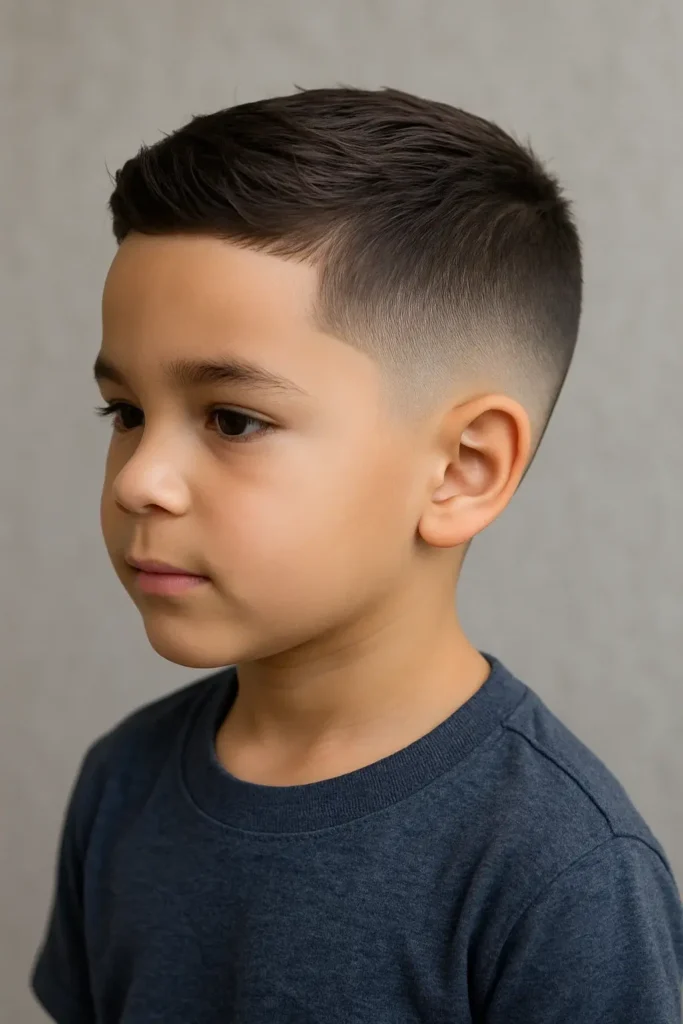 low fade for kids