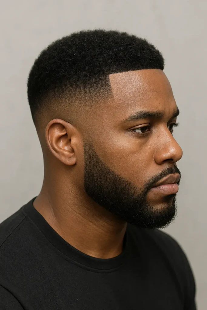 Drop Taper Fade  for Black Men