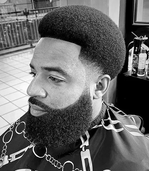 Afro Taper Fade for Black Men