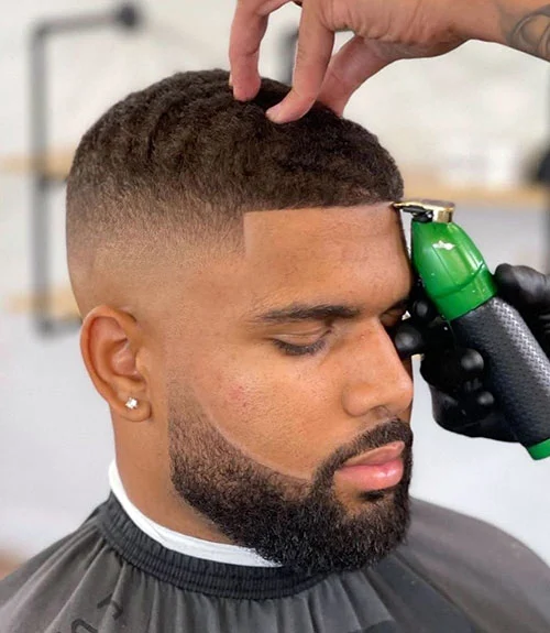 High Taper Fade for Black Men
