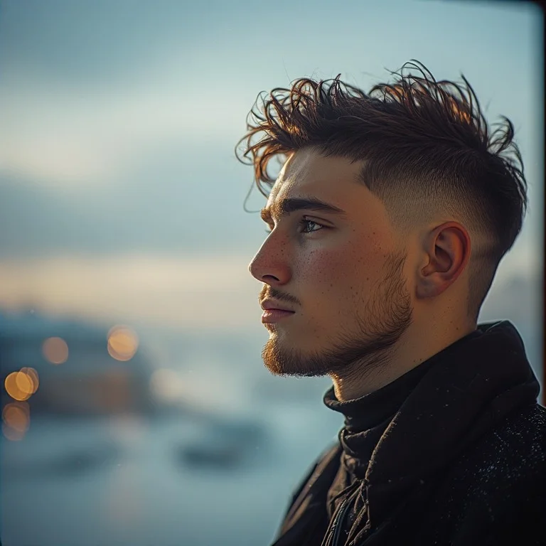 Low Burst Fade Haircut